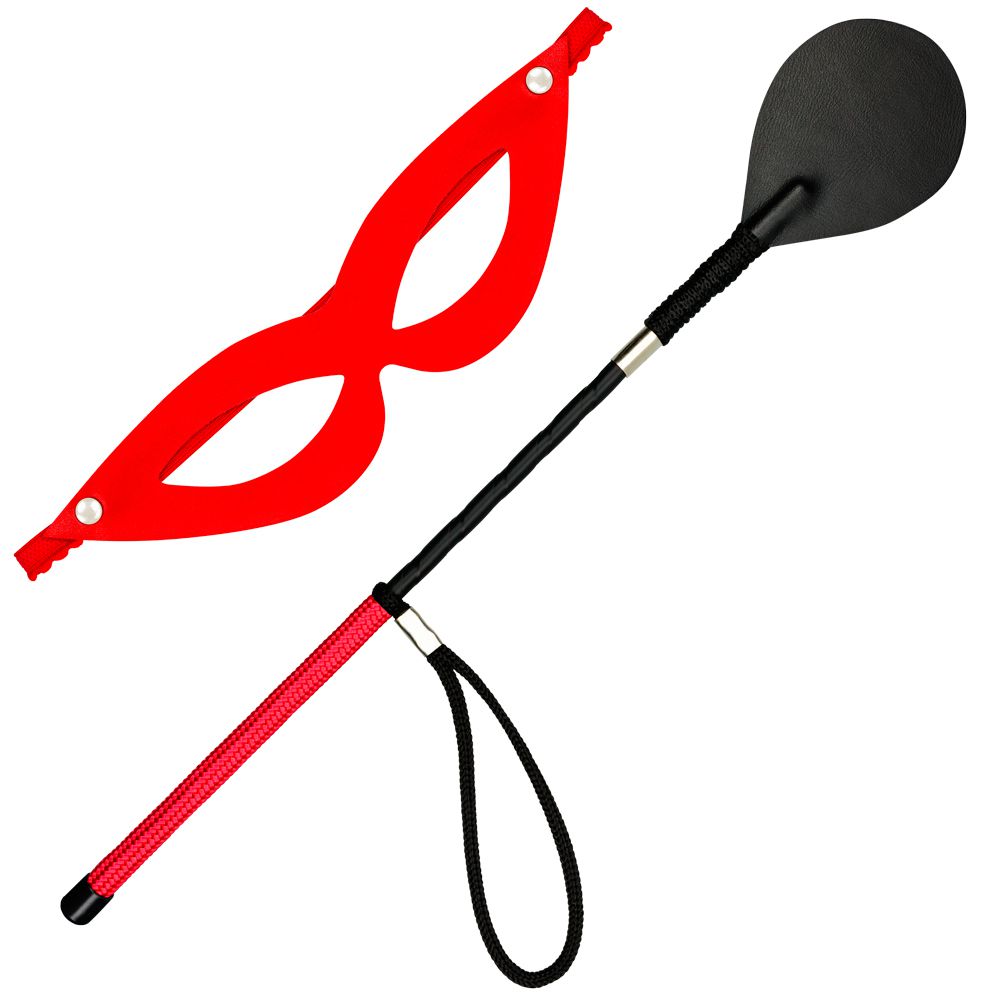 Kit Tiazinha Chibata E Máscara La Pimienta ST Vermelho Sex