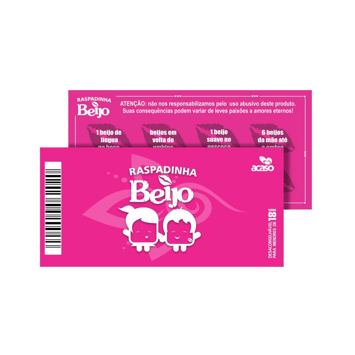 Raspadinha Unidade St Beijo Nico Atacado Star Sex Shop