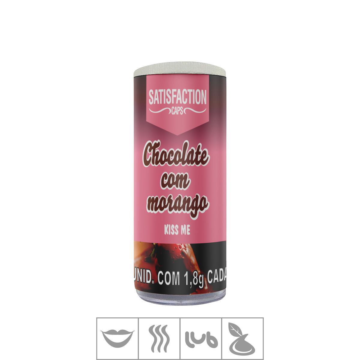 Bolinha Beij Vel Kiss Me Satisfaction Caps Un St Chocolate C Morango Atacado Star Sex