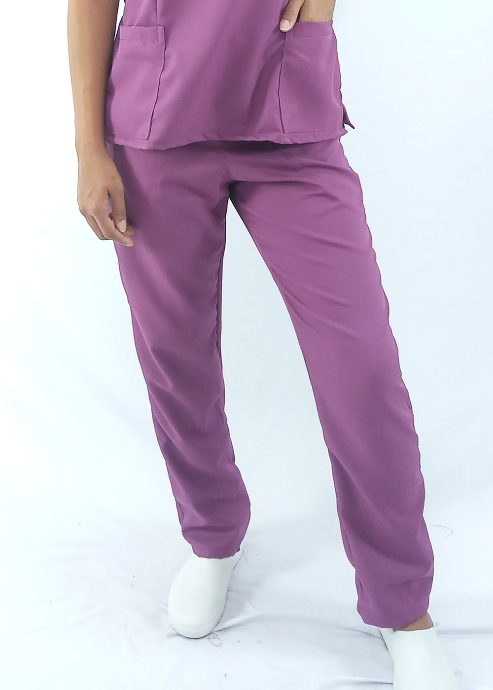 Cal A Scrub Roxo Gabardine Pijama Cir Rgico Brancura