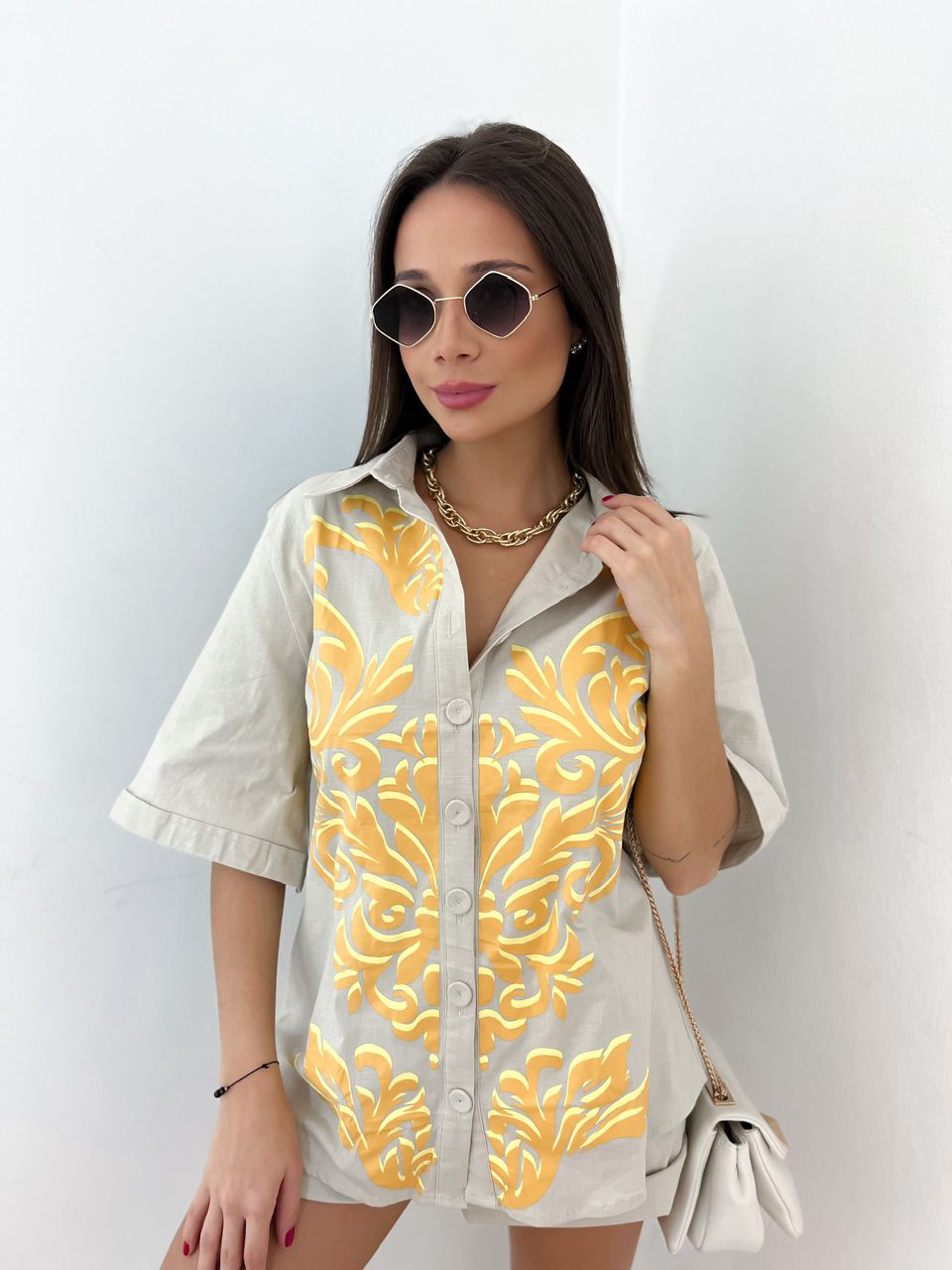 Conjunto Cleo Nude Carolla Ferraro