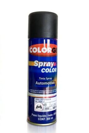 Spray Preto Fosco Vinil Mono Lf Ml G Lazzuril Casa Costa Tintas