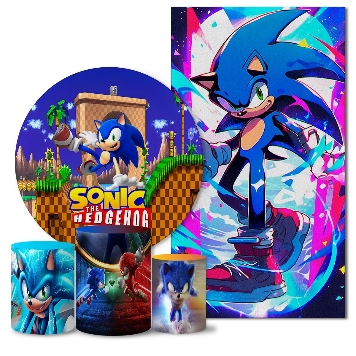 Trio Capas Painéis Casado Sonic Veste Fácil ESTAMPARIA NET