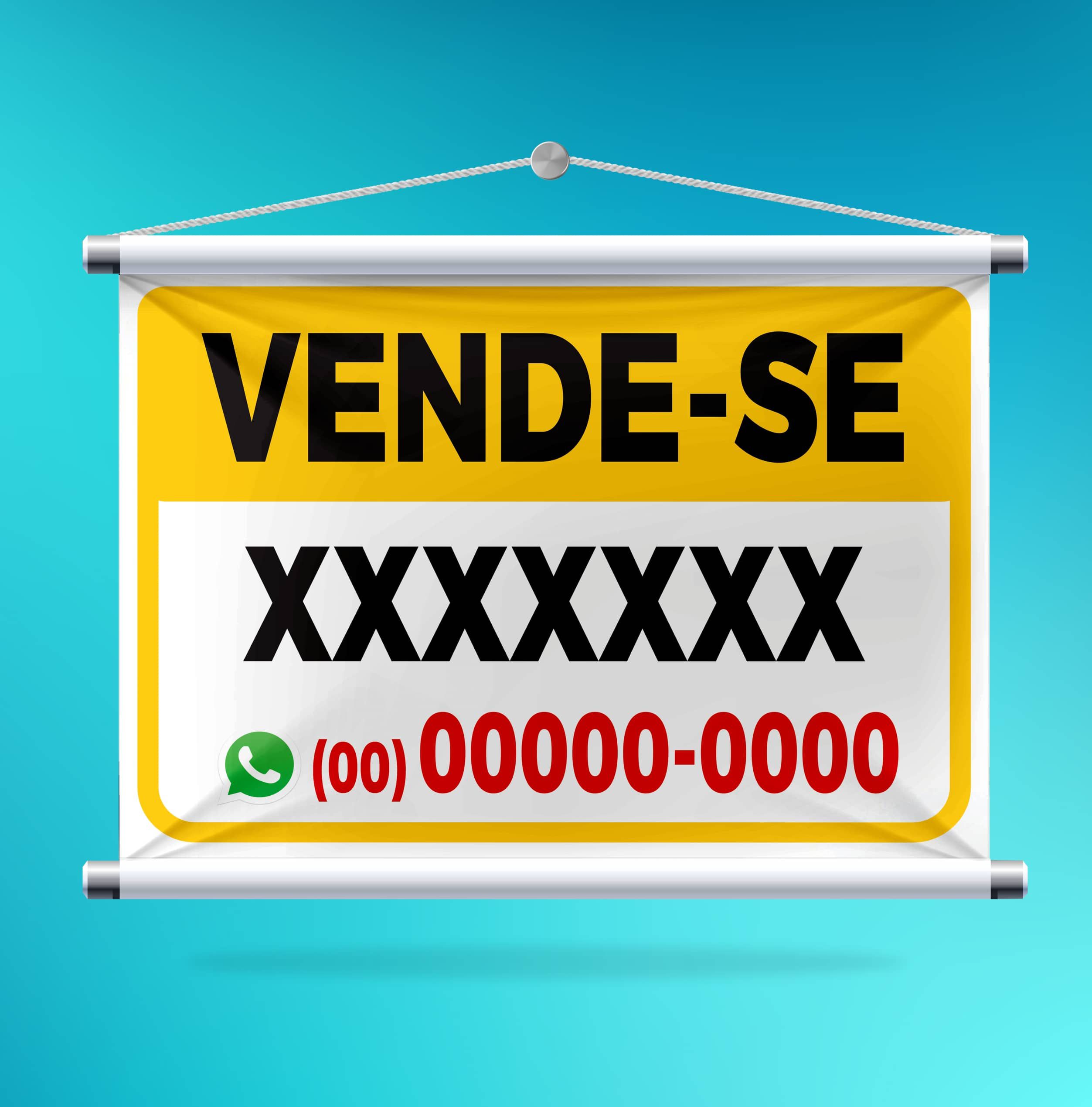 Banner Vende Se X Cm Kradesivos