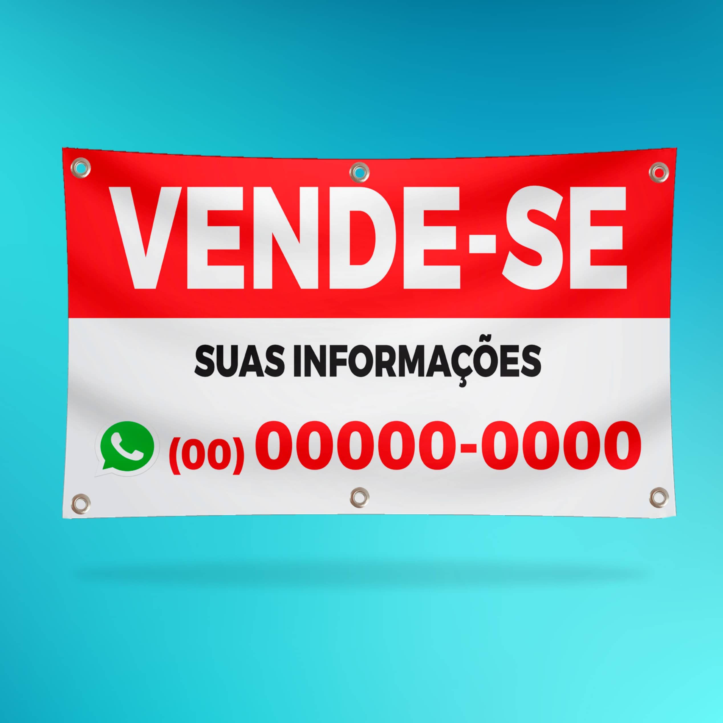 Faixa Personalizada Vende Se 5mtsx1mt KRadesivos