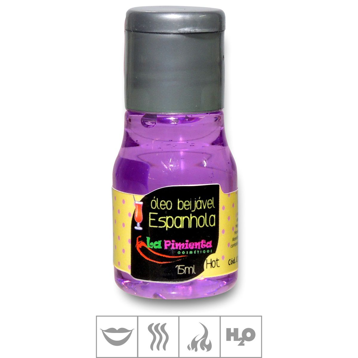 Óleo Beijável Hot La Pimienta ml ST Espanhola Tabuê Sex shop