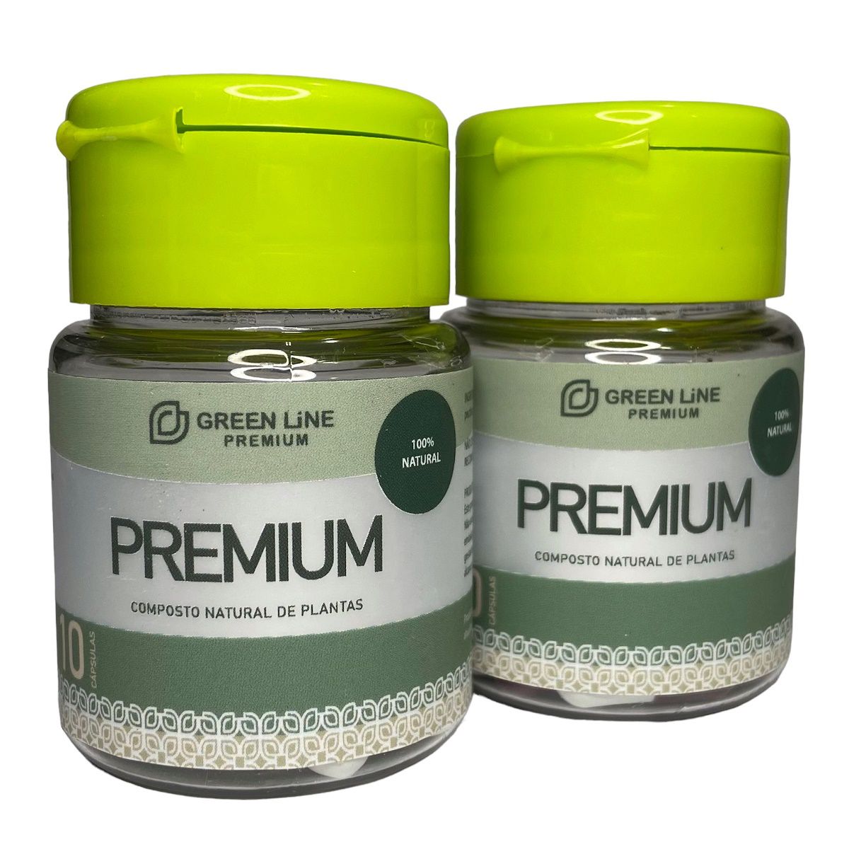 Kit 2 Frascos De Green Line Premium Emagrecedor Natural 20