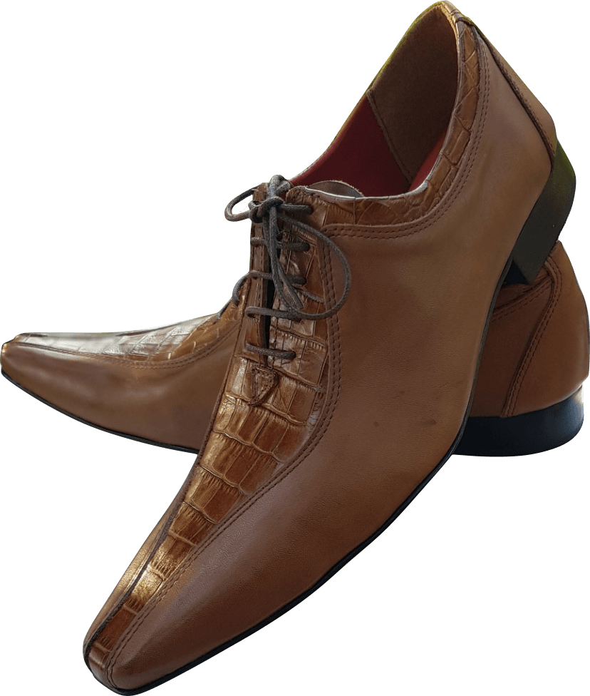 Sapato Masculino Italiano Em Couro Social Executivo Marrom Art Sapatos