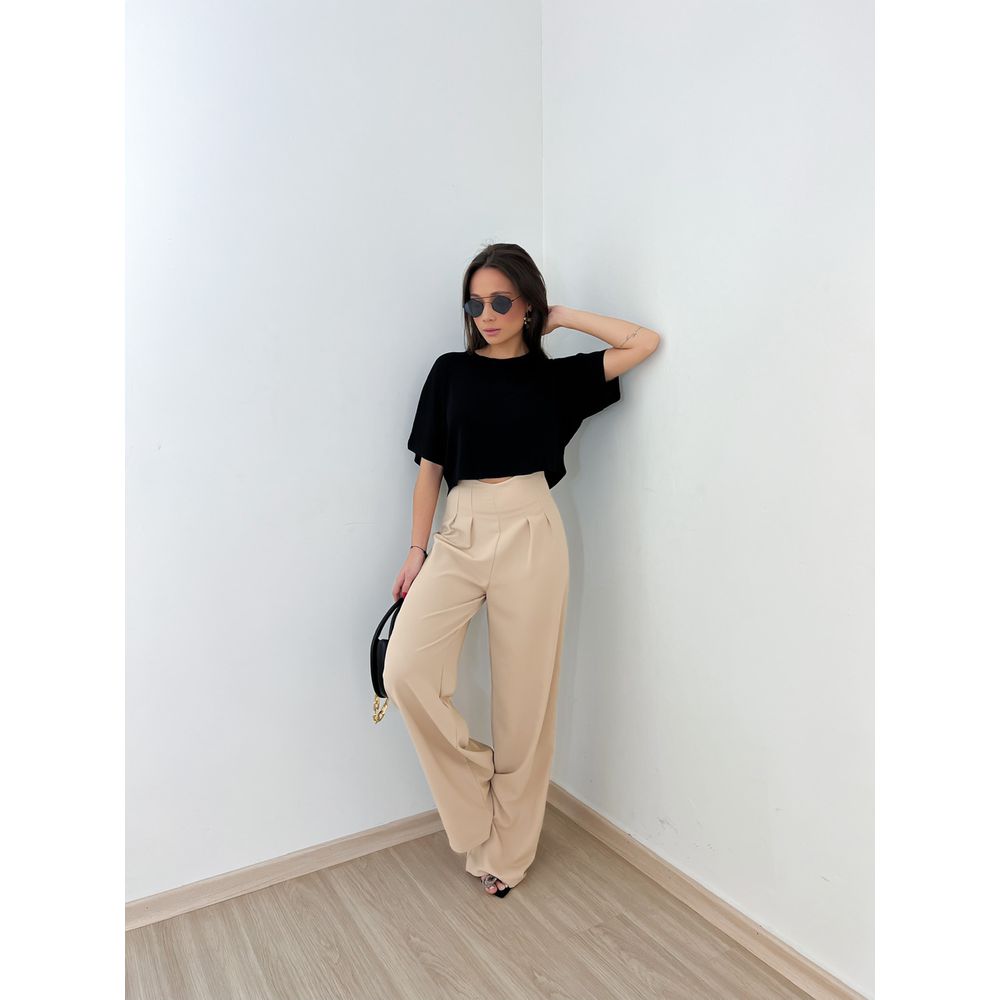 CALÇA ROSANA PANTALONA Nude CAROLLA FERRARO