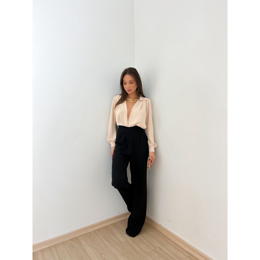 Blusa Rita Nude Carolla Ferraro