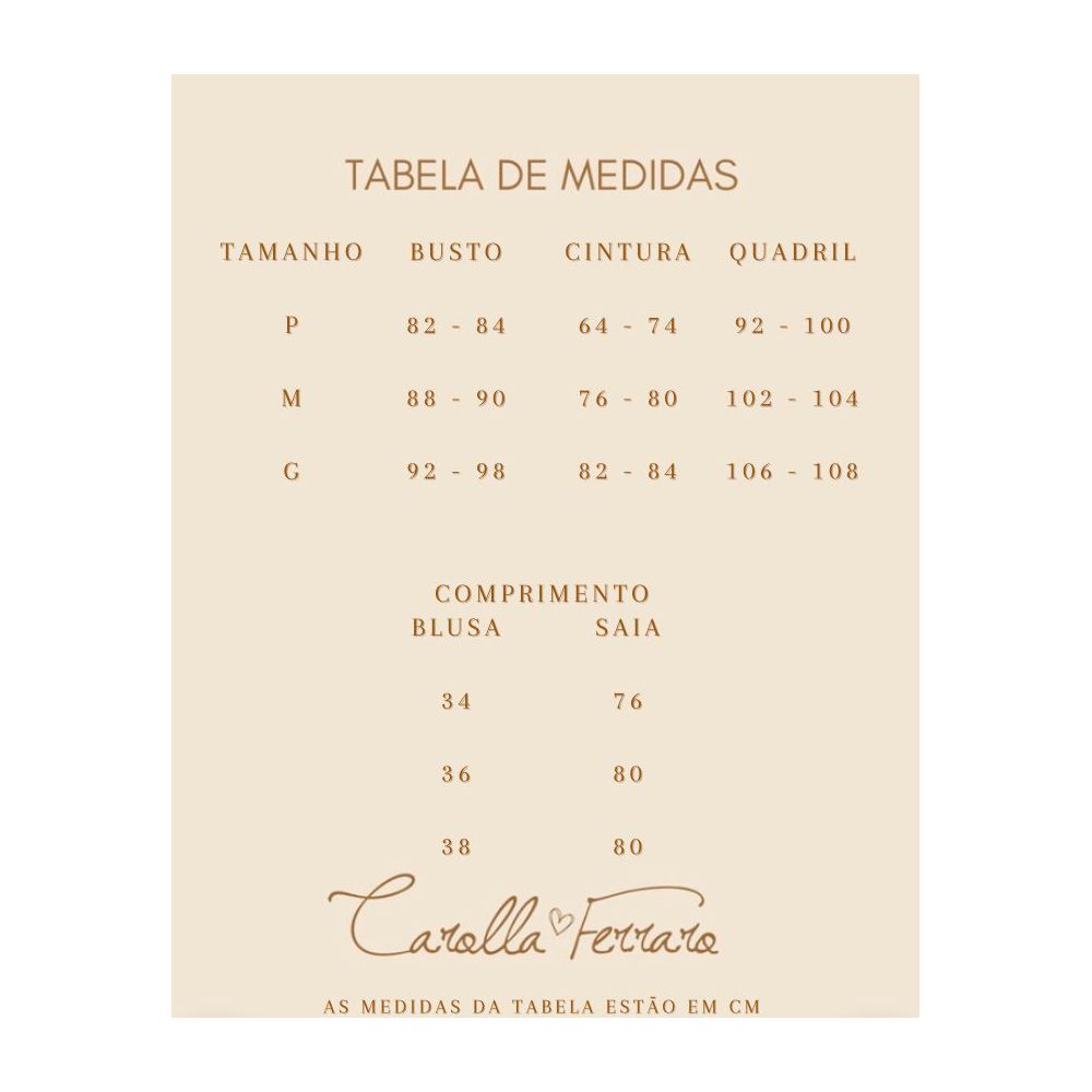 Conjunto Let Cia Nude Carolla Ferraro