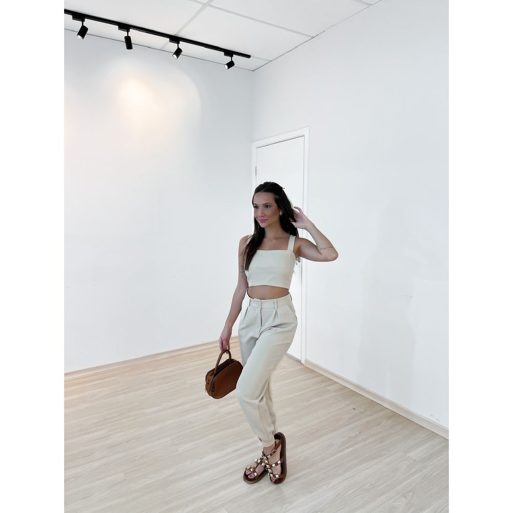 Conjunto S Nia Cal A Nude Carolla Ferraro
