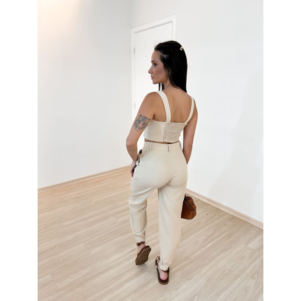Conjunto S Nia Cal A Nude Carolla Ferraro