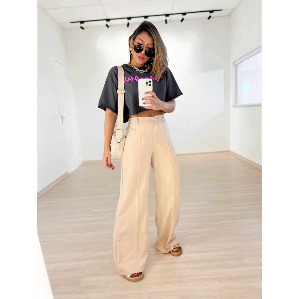 CALÇA DRIELE PANTALONA Nude CAROLLA FERRARO