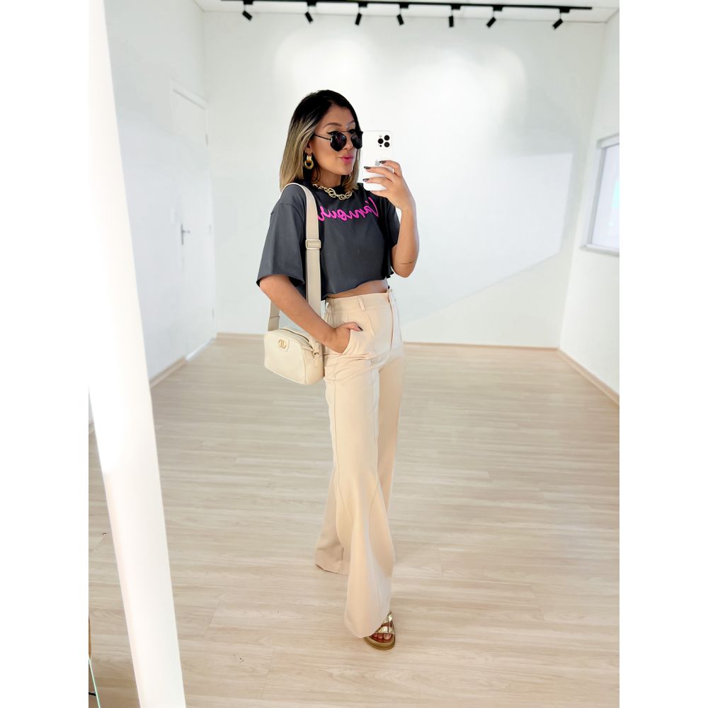 CALÇA DRIELE PANTALONA Nude CAROLLA FERRARO