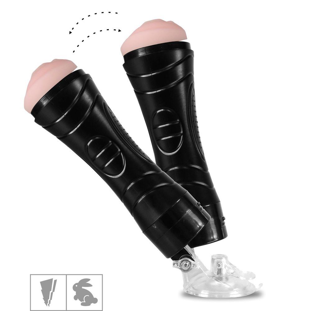 Masturbador Lanterna Vagina Em Cyberskin Vibro Ma Bege
