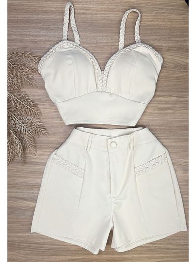 Conjunto Alfaiataria Nude LOJA ANDRESSA FREITAS