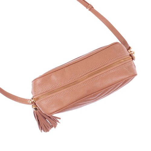 Bolsa Transversal Nude Matelassê CAMPEZZO CAMPEZZO