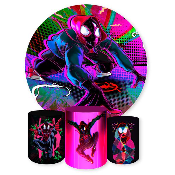 Capa Painel Capas De Cilindro Estampa Homem Aranha Miles Morales