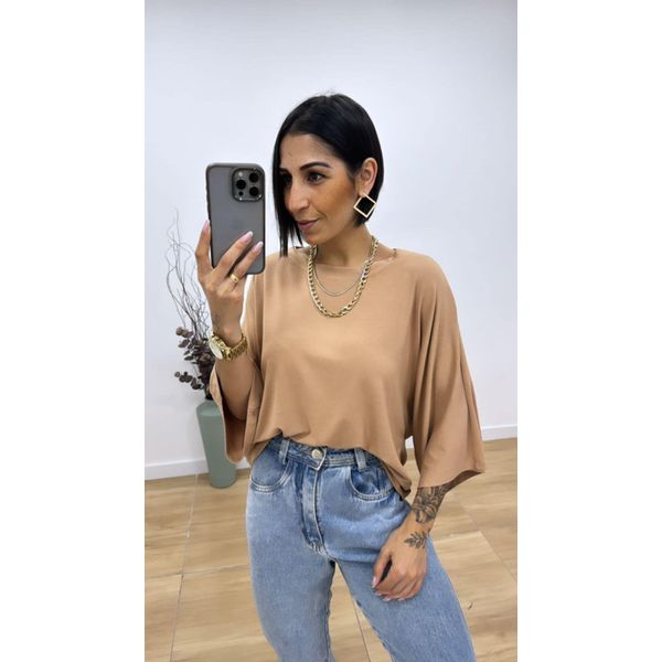Blusa Geisa Nude Purorosa