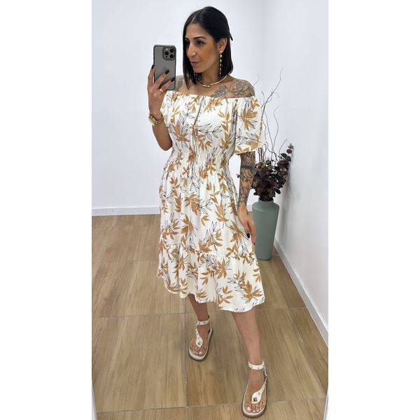 Vestido Leticia Off Nude PUROROSA