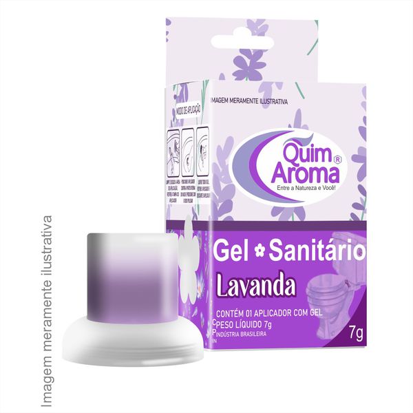 Gel Sanitário Lavanda Premium QUIM AROMA