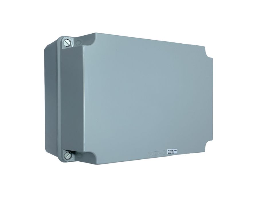 Caixa Plastica Passagem Derivação x x mm Steck SEX MAQPART