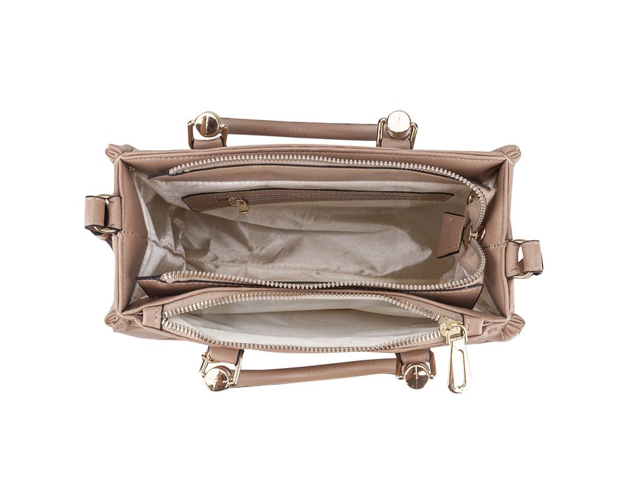 Bolsa Feminina Luxo Lorena Tri Ngulo Nude Zu Brasil Zu Brasil