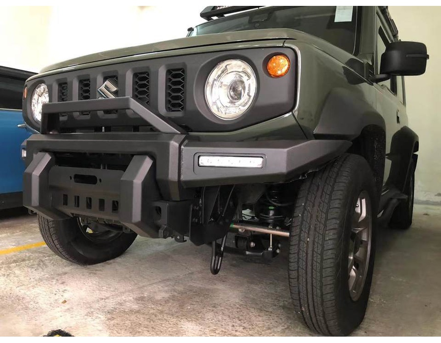 Para Choque Aluminio C Base P Guincho Suzuki Jimny Sierra 2019 Diante