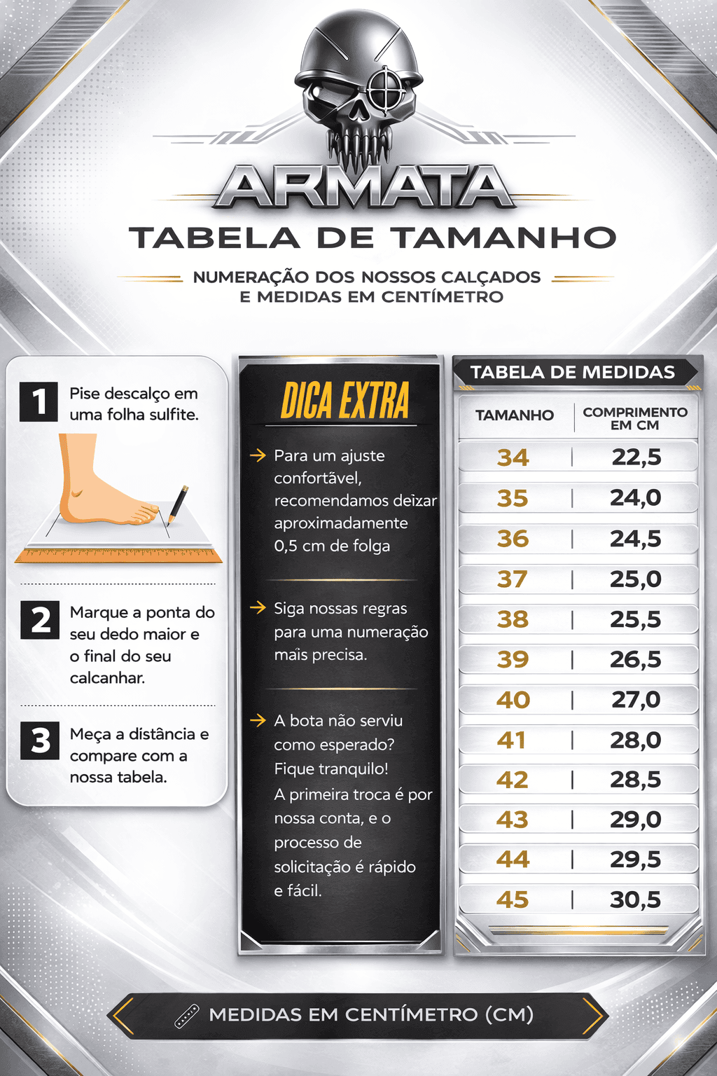 Bota Militar Tática Kansetsu - Preto Liso | ARMATA BOTAS