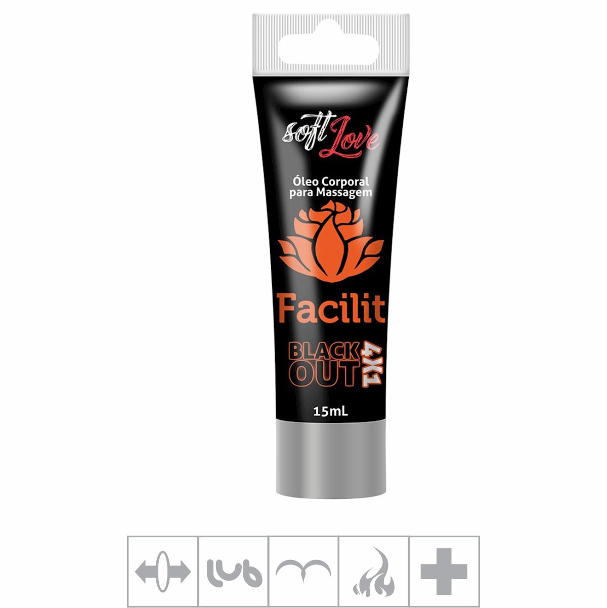 Gel Para Sexo Anal Facilit Blackout 4x1 Bisnaga 15ml (13155) - Padrão ♥ Sex  Shop Atacado Star: Produtos Eróticos e lingerie