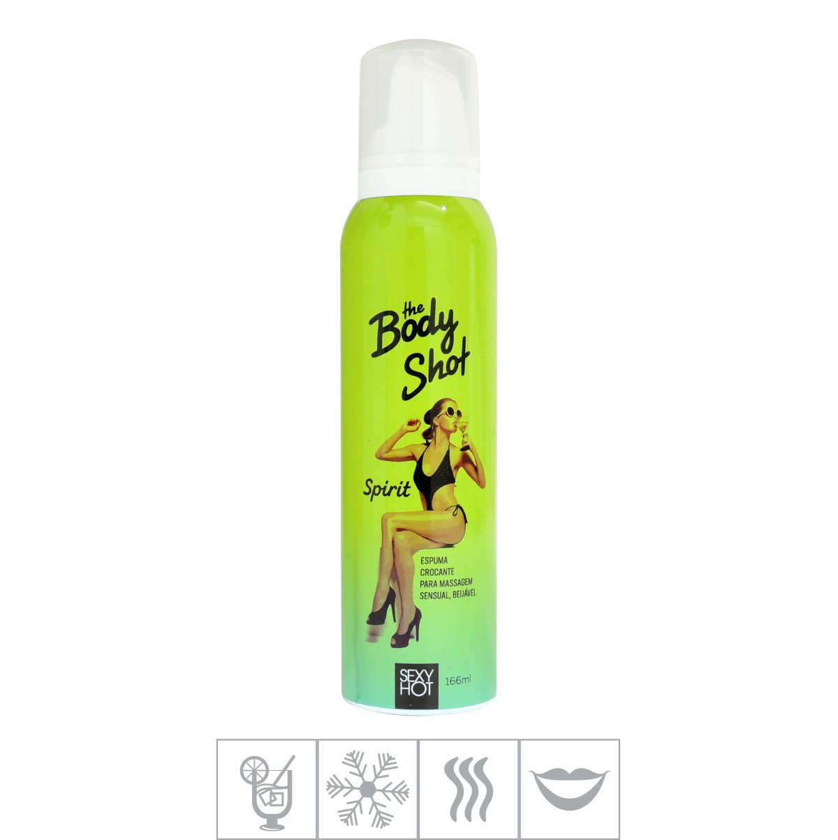 *Mousse Efervescente Crocante Body Shot 166ml (ST449) - Spirit