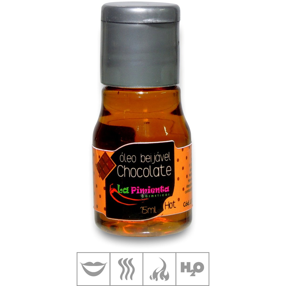 Óleo Beijável Hot La Pimienta 15ml (ST664) - Chocolate ♥ Sex Shop Atacado  Star: Produtos Eróticos e lingerie