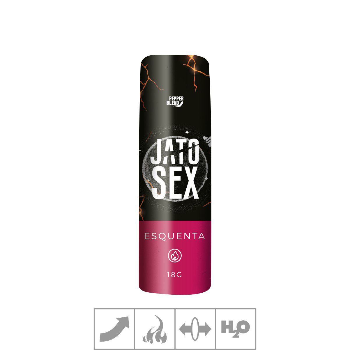 Excitante Unissex Jato Sex Esquenta 18g PB116  Padrão ♥ Sex  