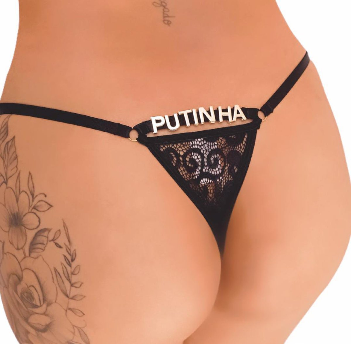 Calcinha Putinha 50 Tons (ST809-TO029) - Preto