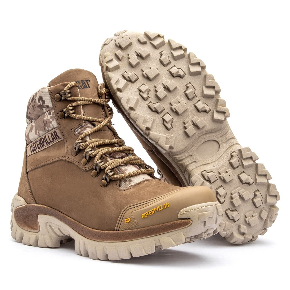 BOTA MASCULINA CATERPILLAR INTRUDER EM COURO LEGÍTIMO CANO MÉDIO - Loja Cat  Boots