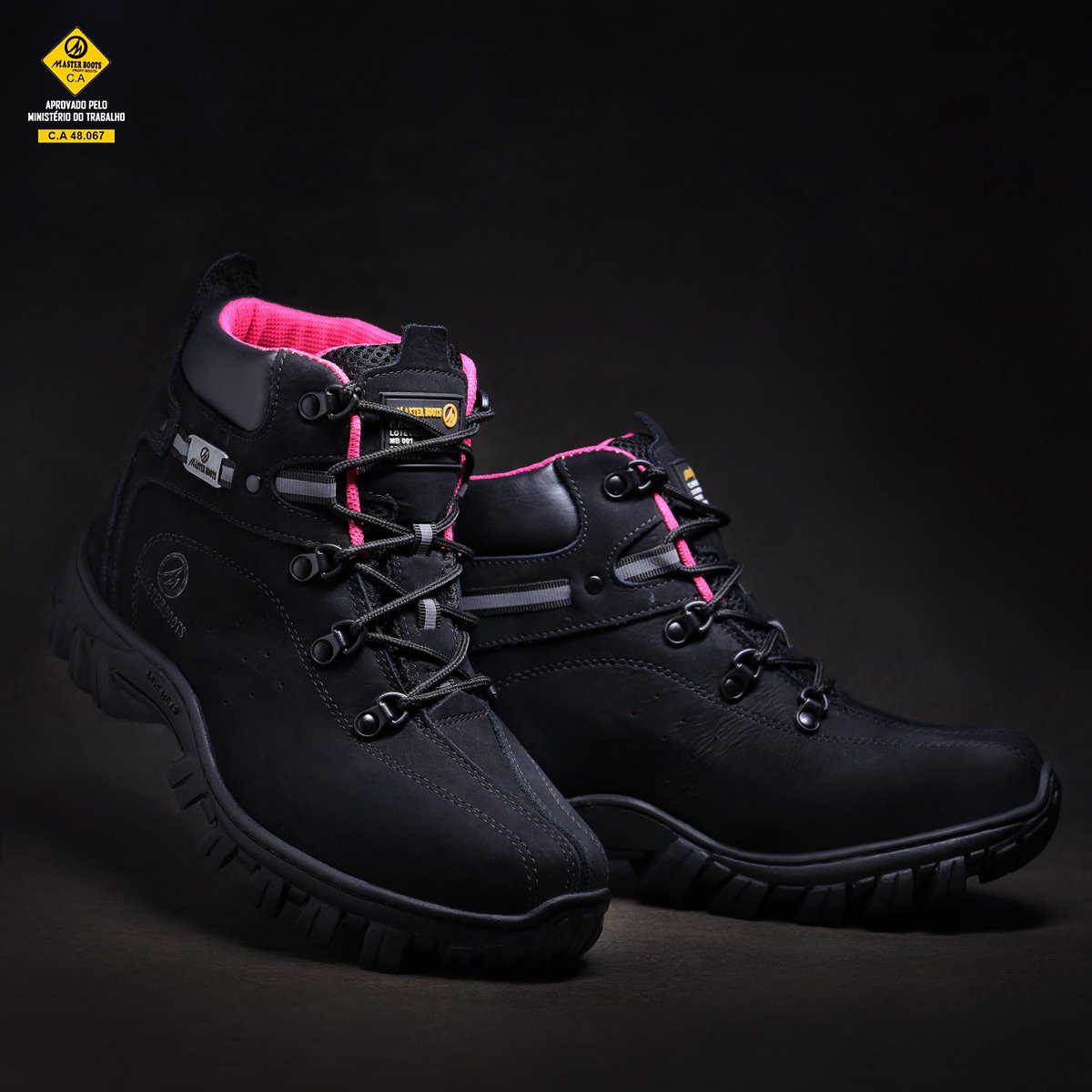 Bota Master Boots 2113 C.A – Cinza Rosa – Loja de Botas