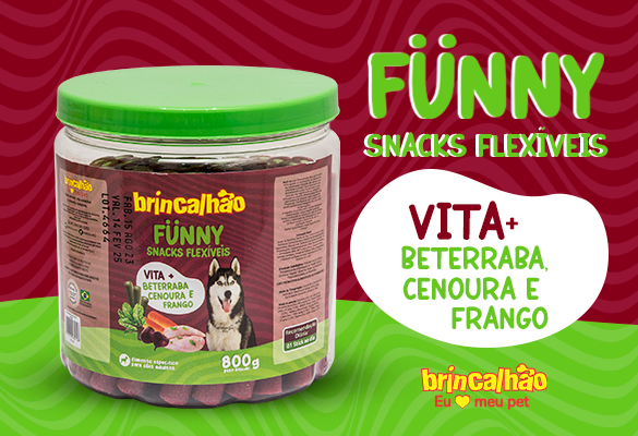 Brincalhão Funny Vita+ 800G | Brincalhão Pet
