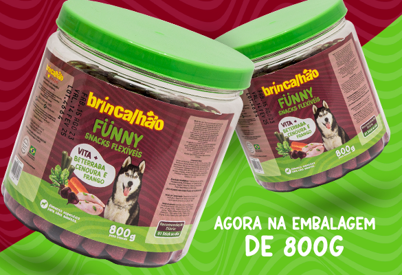 Brincalhão Funny Vita+ 800G | Brincalhão Pet