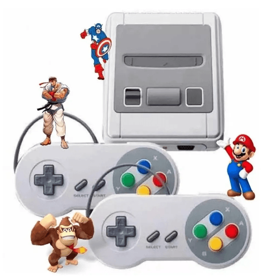 Video Game Super Mini 620 Jogos Retro 8 Bits 2 Controles Nitendo