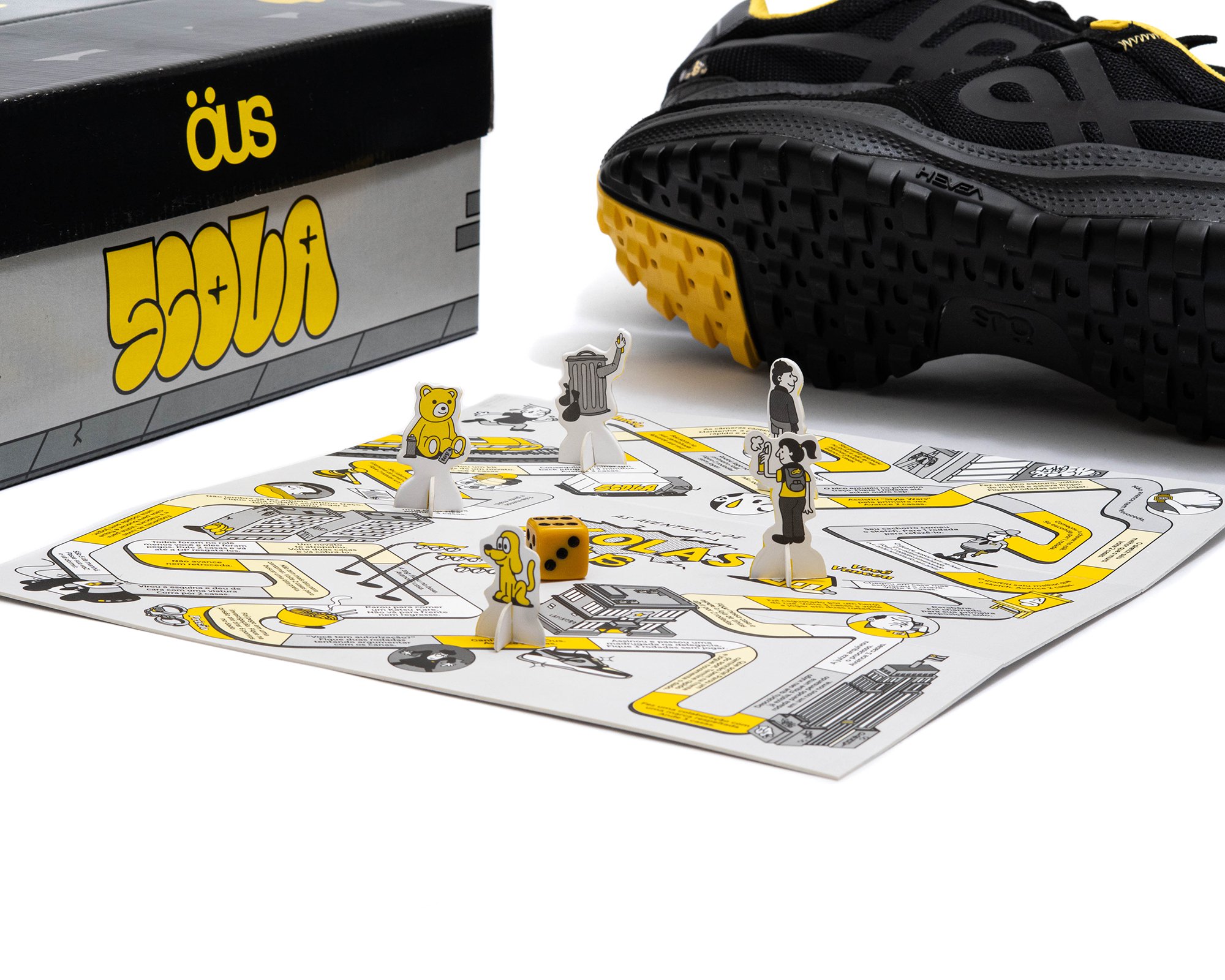 Tênis Öus Hevea Dots Skolas Black | DREAMS SKATESHOP