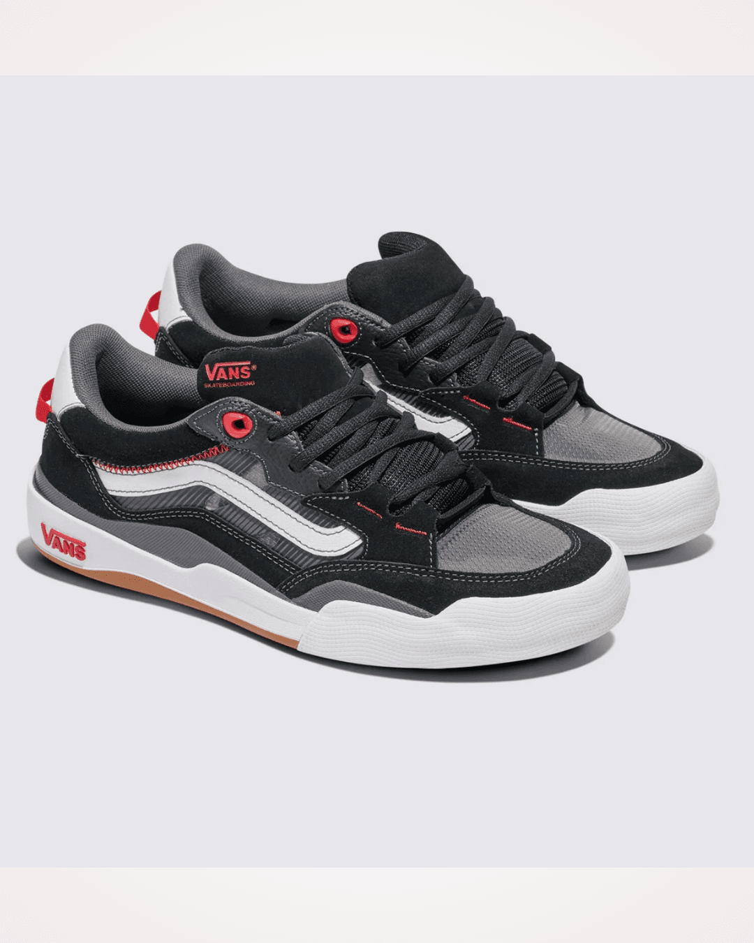 Tênis Vans Wayve 2.0 Skate Black Red White | DREAMS SKATESHOP