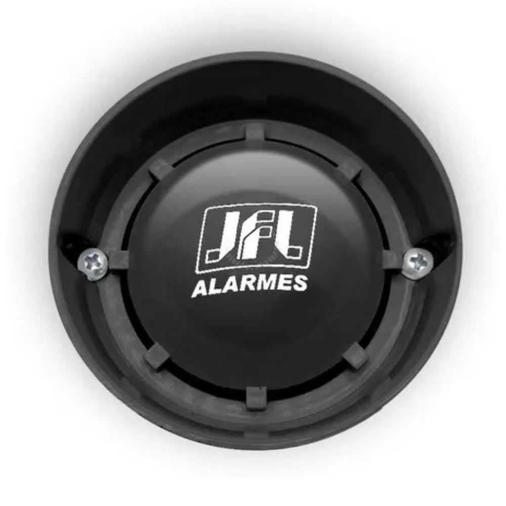 SIRENE PIEZO SIR 115 PRETA JFL Acretec Distribuidora