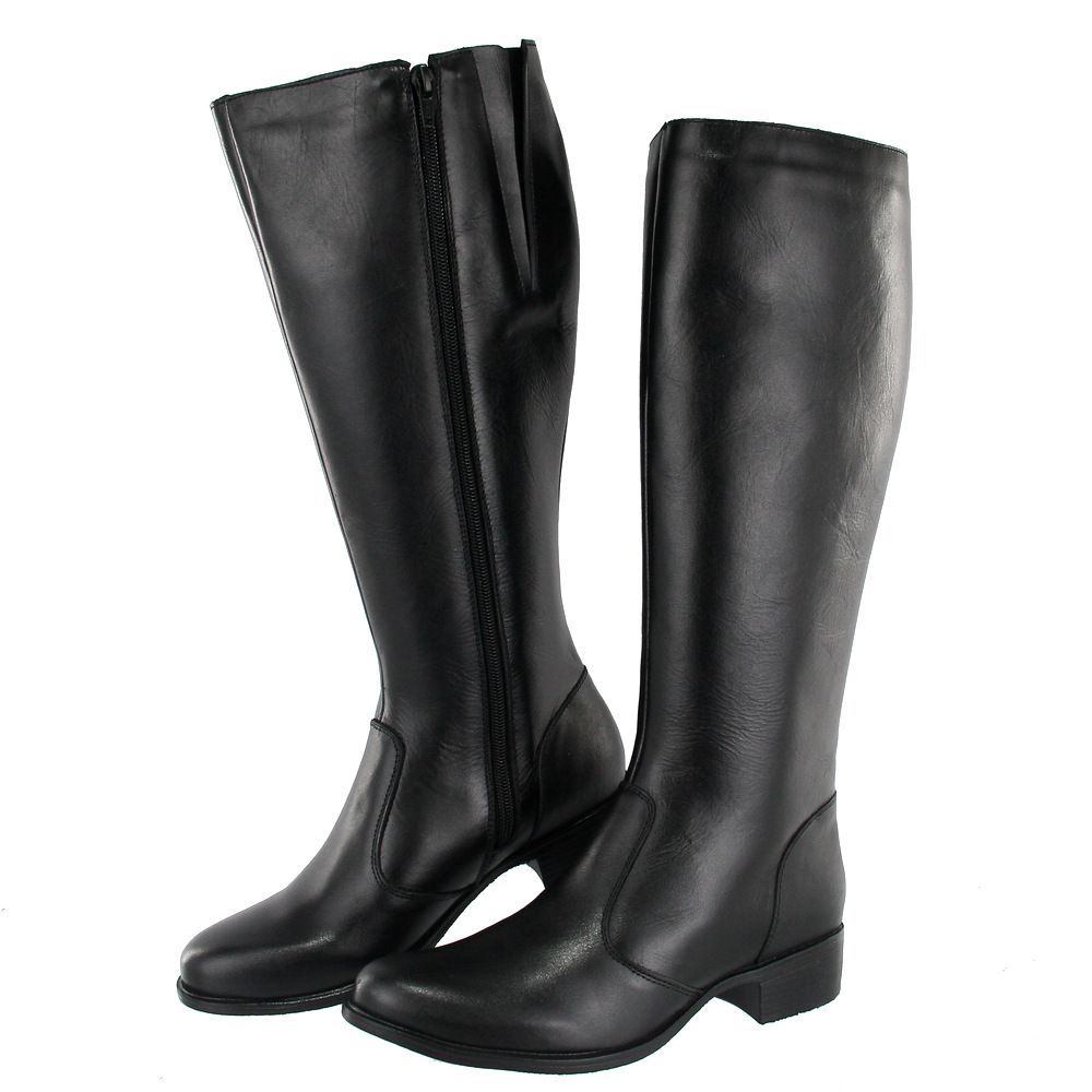 Bota Montaria Canela Couro Ridding Boots Preto | Agnes Veronez