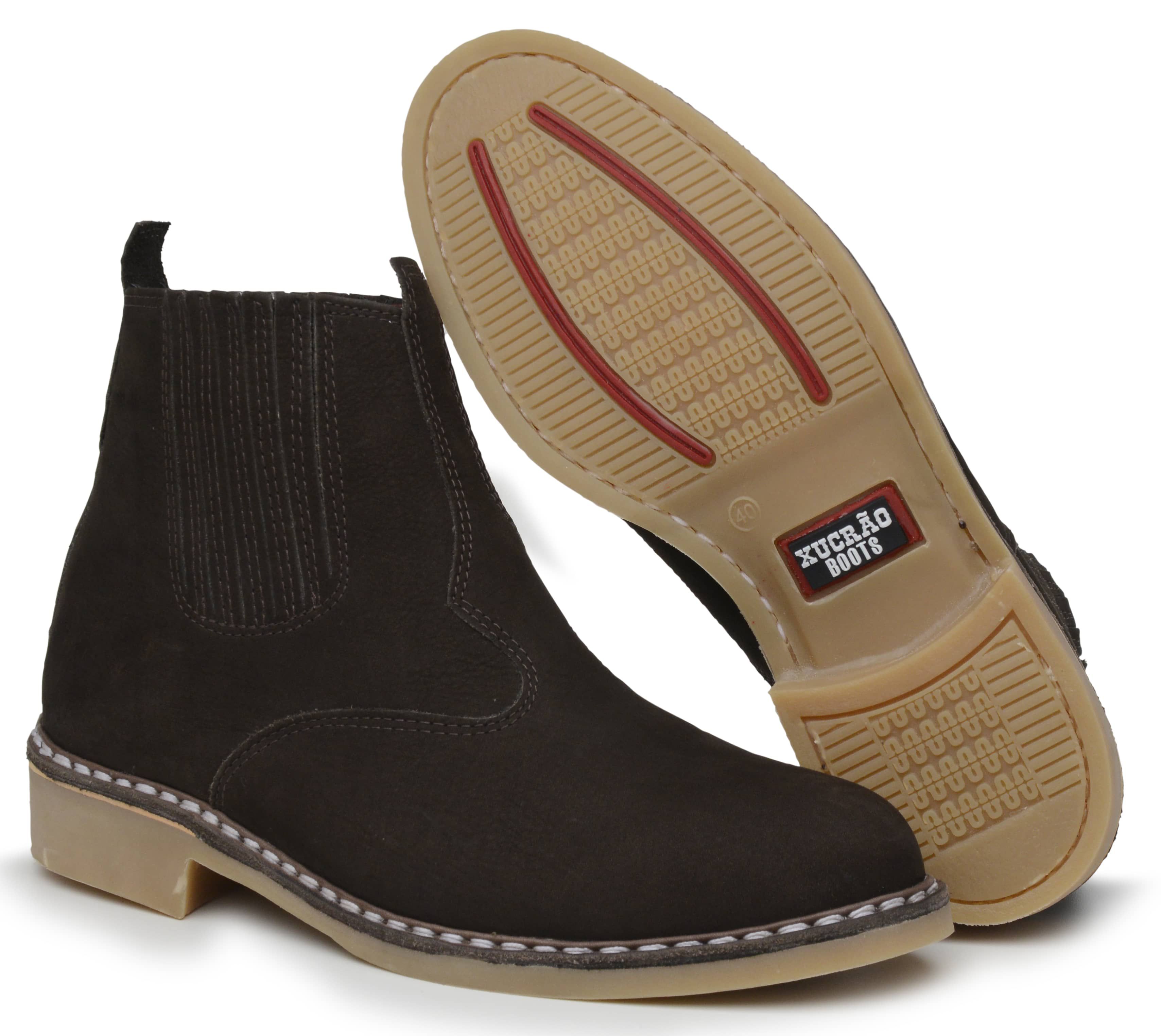 Bota Masculina Confort Country em Couro Xucr o Boots Botas e