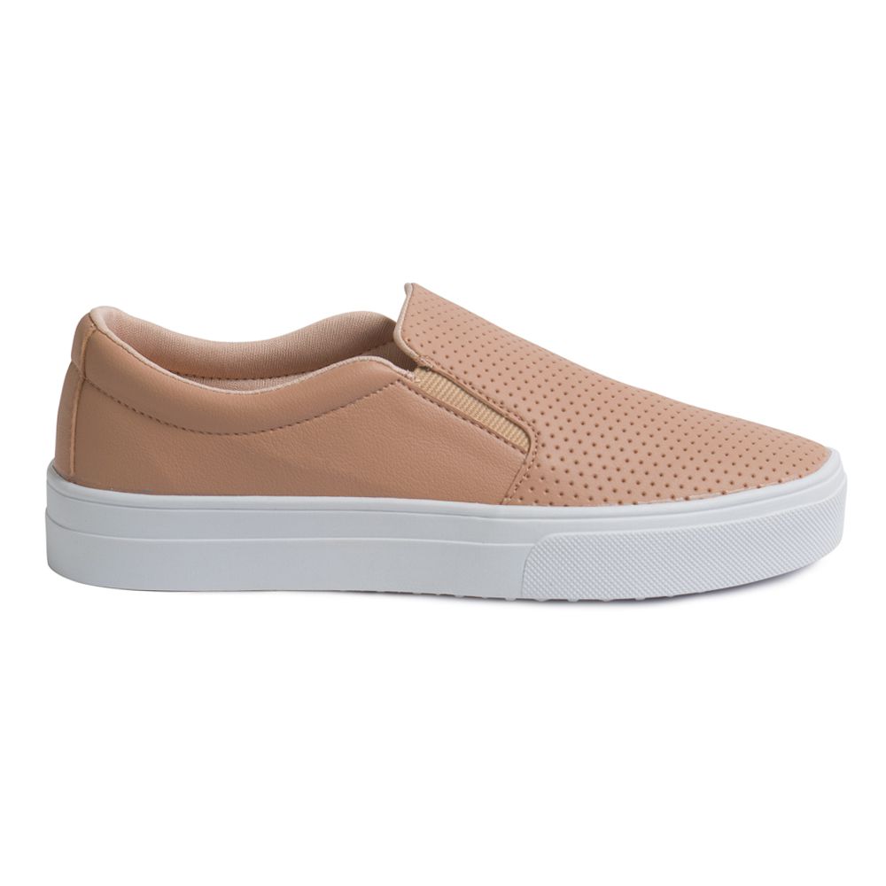 Slip On Sola Alta Nude Feminino | Camerina