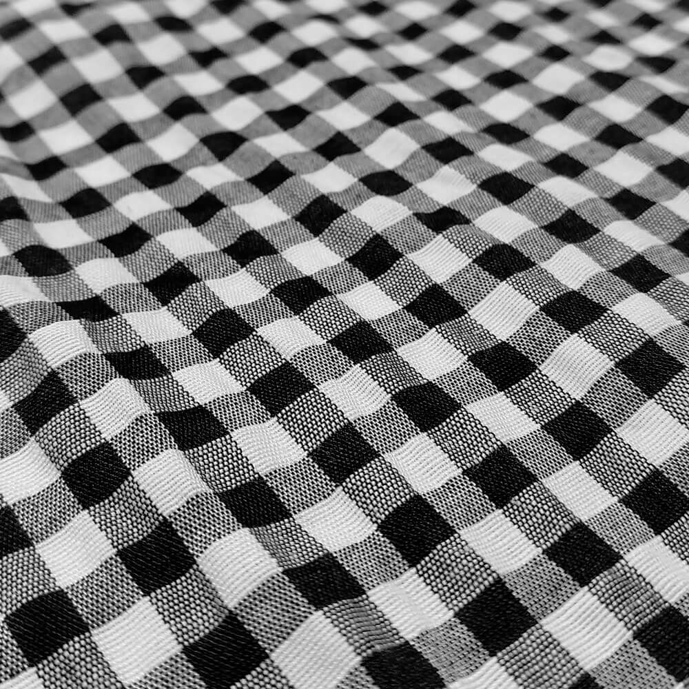 Tecido Xadrez Apolo Mtc Preto e Branco | APOLO ARTES