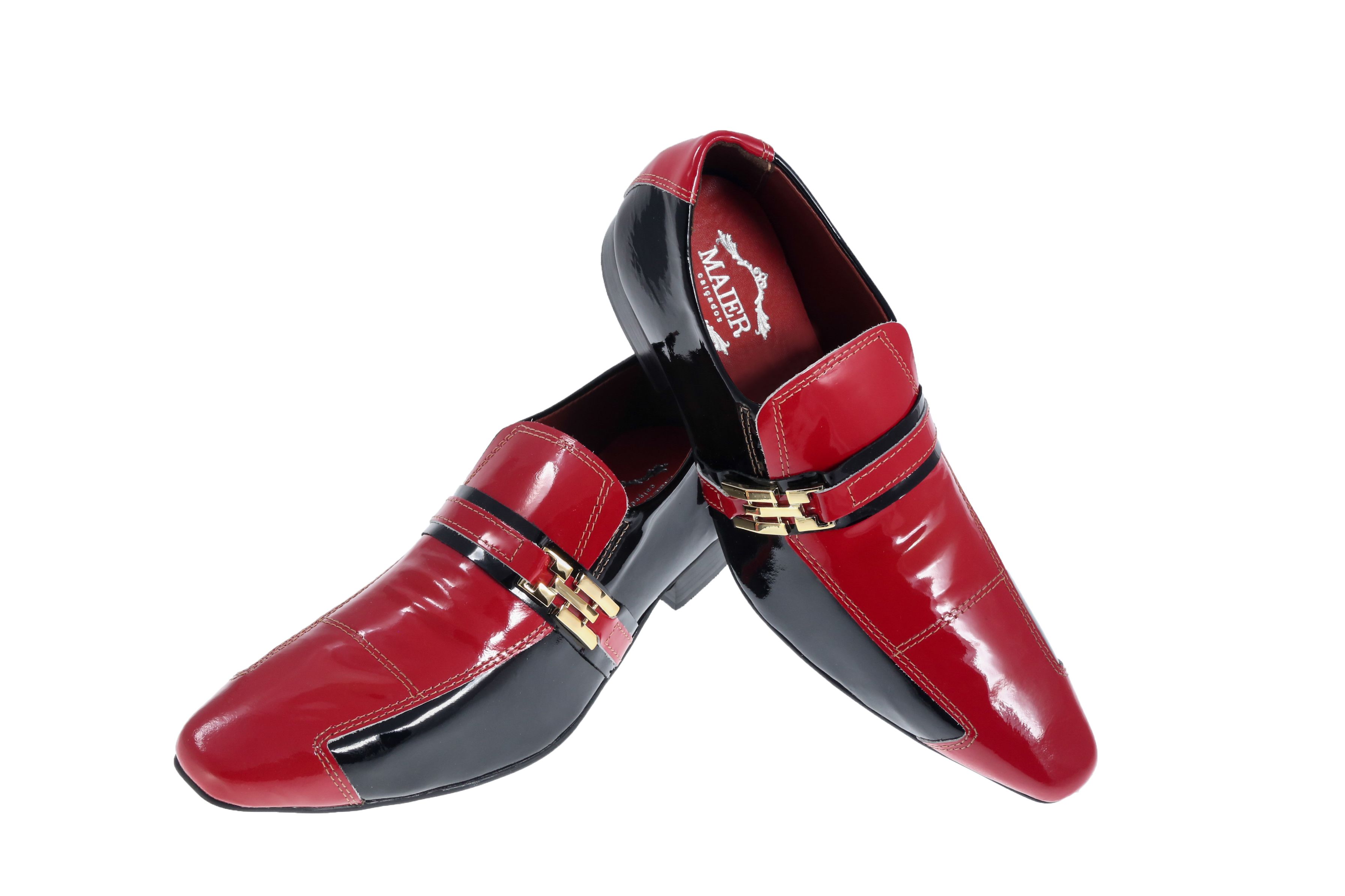 Preços baixos em Sapatos casuais masculinos vermelhos Louis