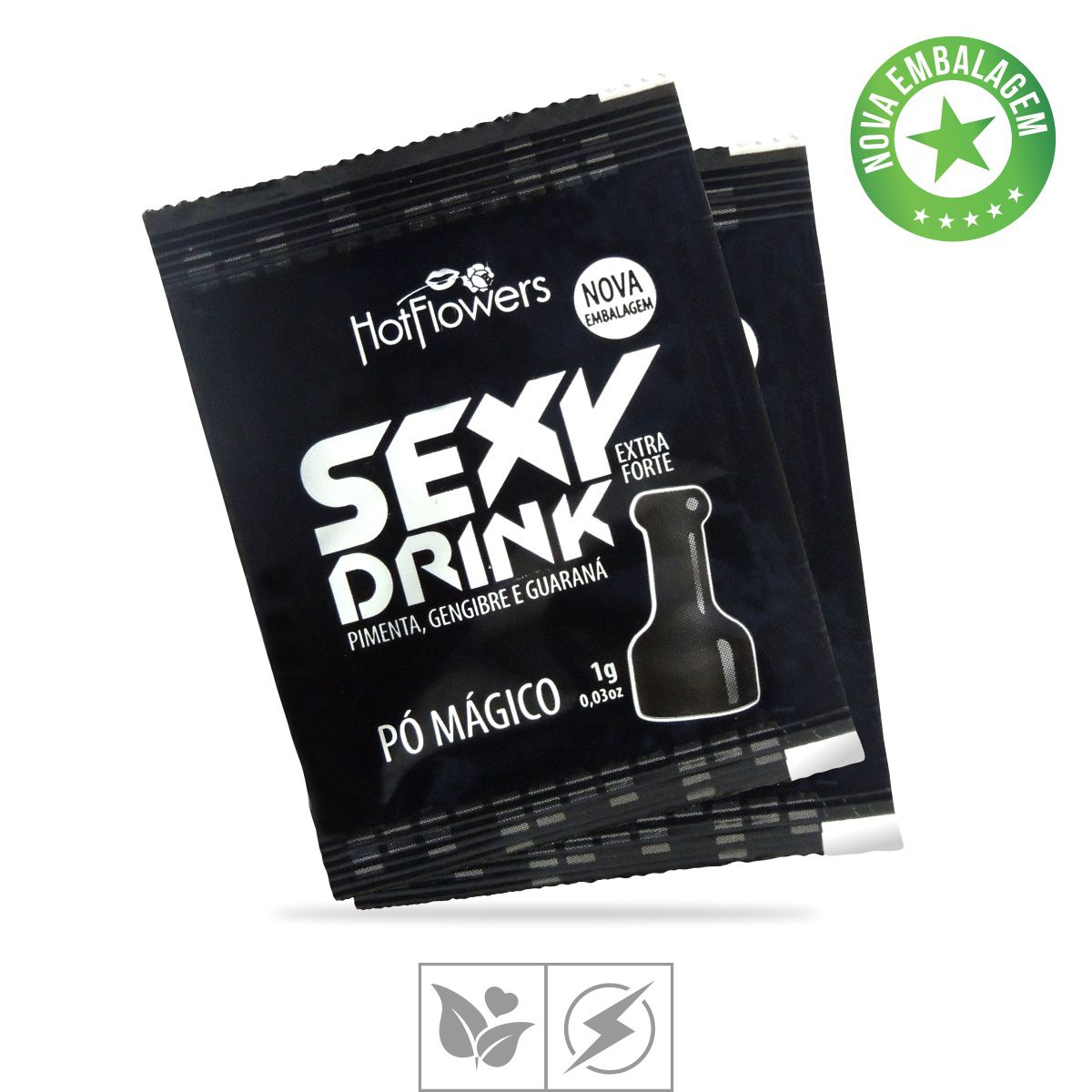 Afrodisíaco Pó Mágico Sexy Drink 1g St826 St598 Extra Forte ♥ Sex Shop Atacado Star 3903