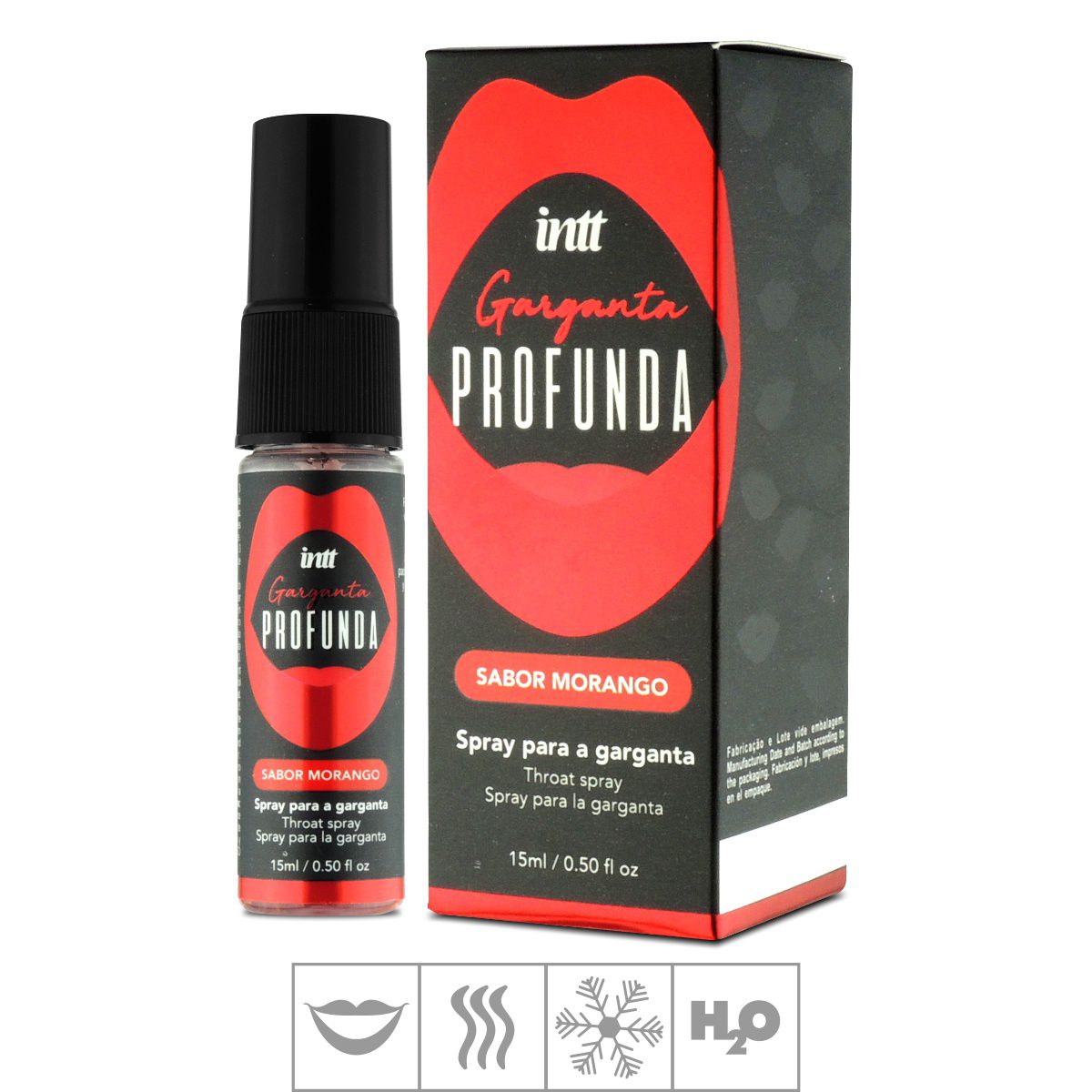 Gel Para Sexo Oral Garganta Profunda 15ml St835 Morango ♥ Sex Shop